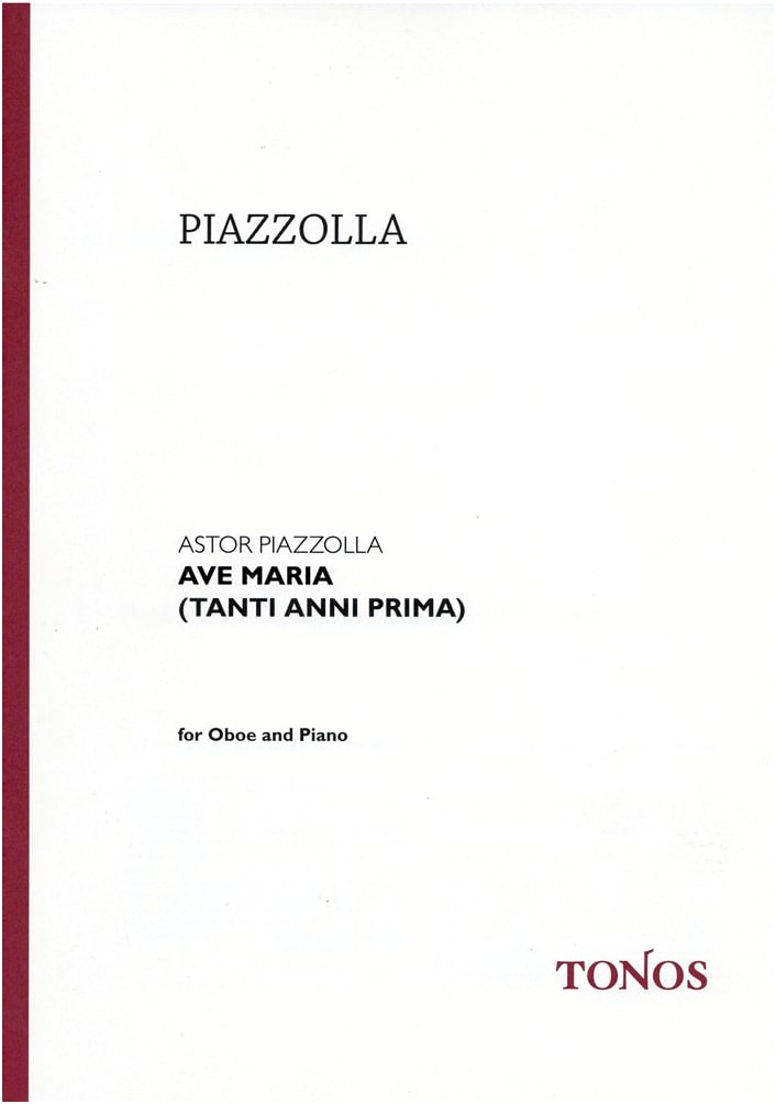 Piazzolla: Once Upon a Time - Oboe Solo with Piano Accompaniment