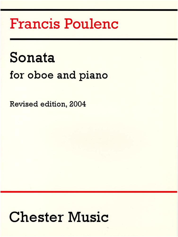 Poulenc: Oboe Sonata for Oboe and Piano (Chester Edition)