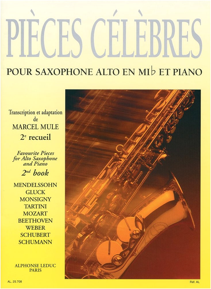 Classical Selections for Saxophone, Vol. 2 / Arranged by Mule / Leduc Publishing / With Piano Accompaniment