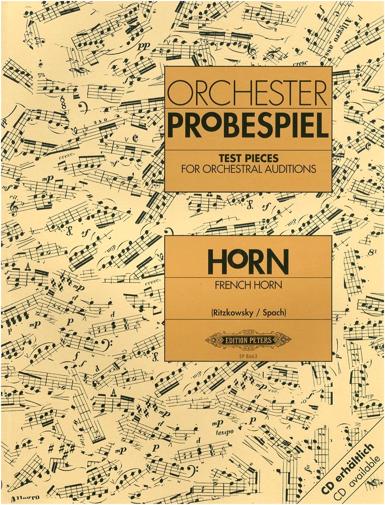 Orchestral Excerpts for Horn: Official German Orchestra Union Exam Prep