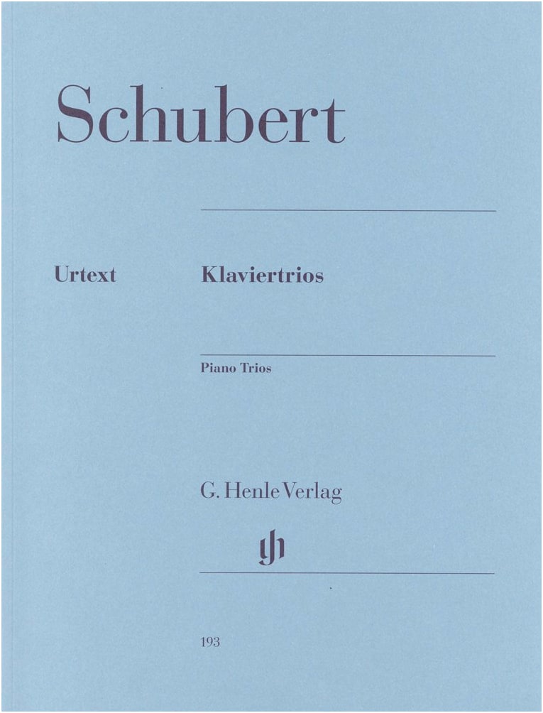 Schubert: Complete Piano Trios - Henle Urtext Edition (Chamber Music Part Scores)