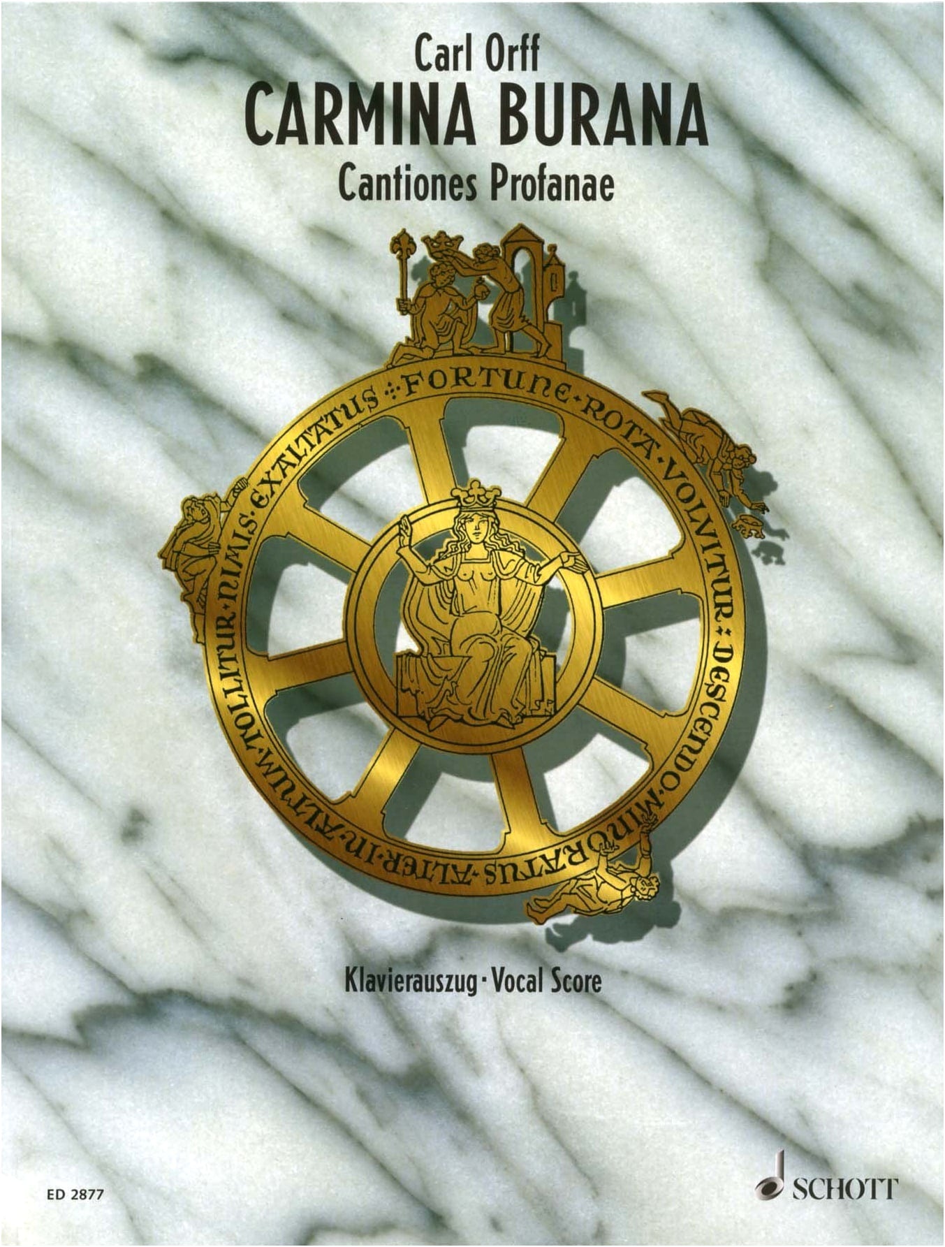Orff: Carmina Burana (Latin/German) - Vocal Score w/ Piano Acc. (Schott Edition)