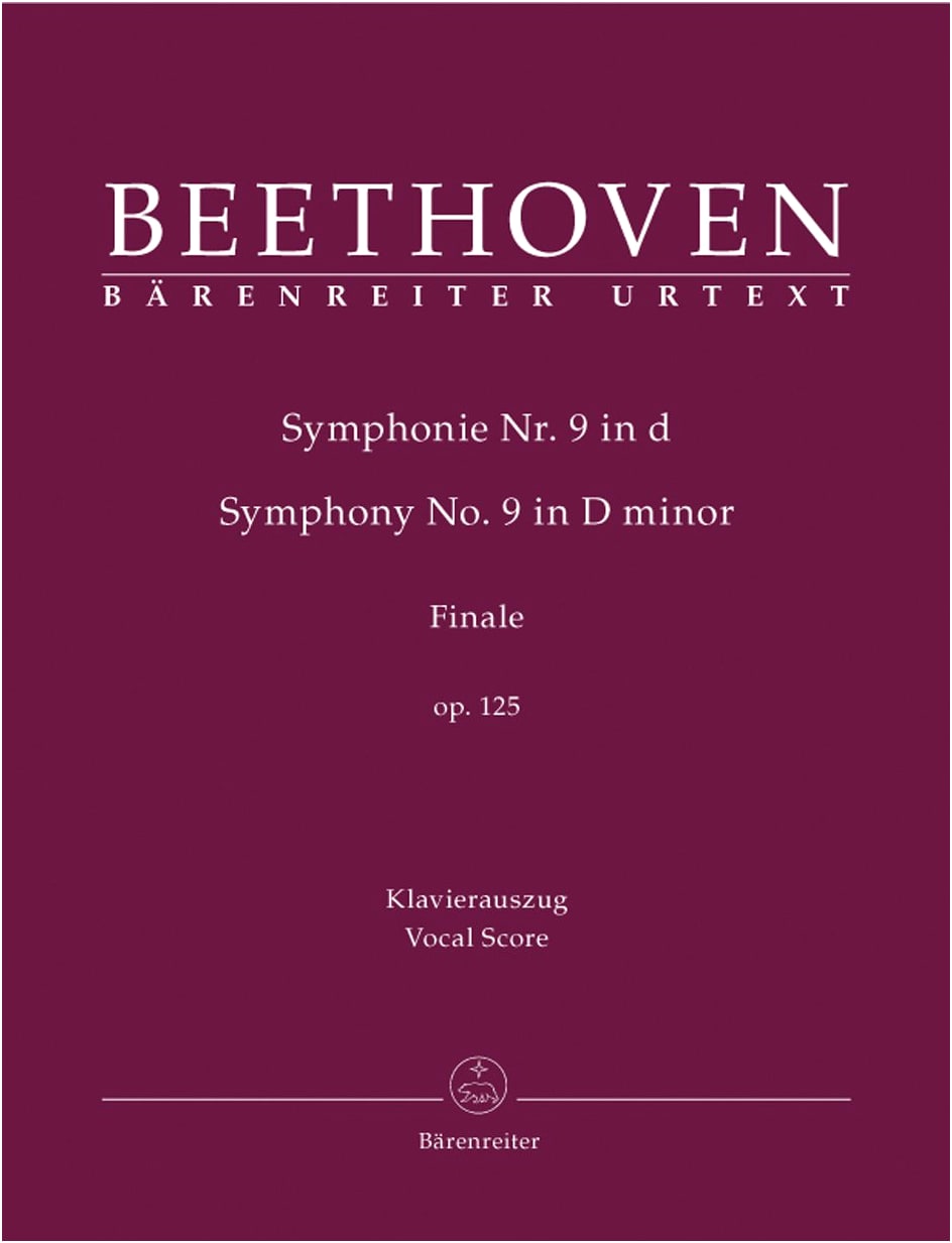 Beethoven: Symphony No. 9, Op. 125 'Ode to Joy' (German Text) - Choral Vocal Score