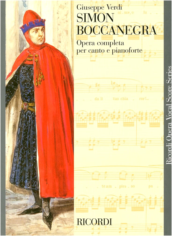 Verdi: Simon Boccanegra (Ricordi Edition) - Piano-Vocal Score