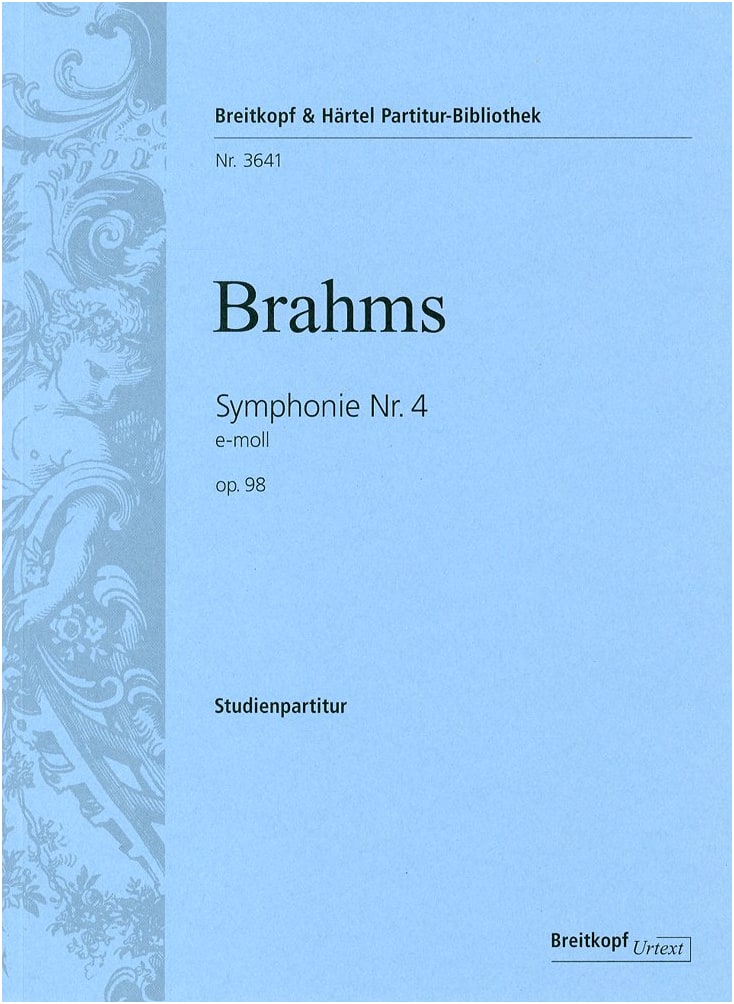 Brahms: Symphony No. 4 in E Minor, Op. 98 - Miniature Score