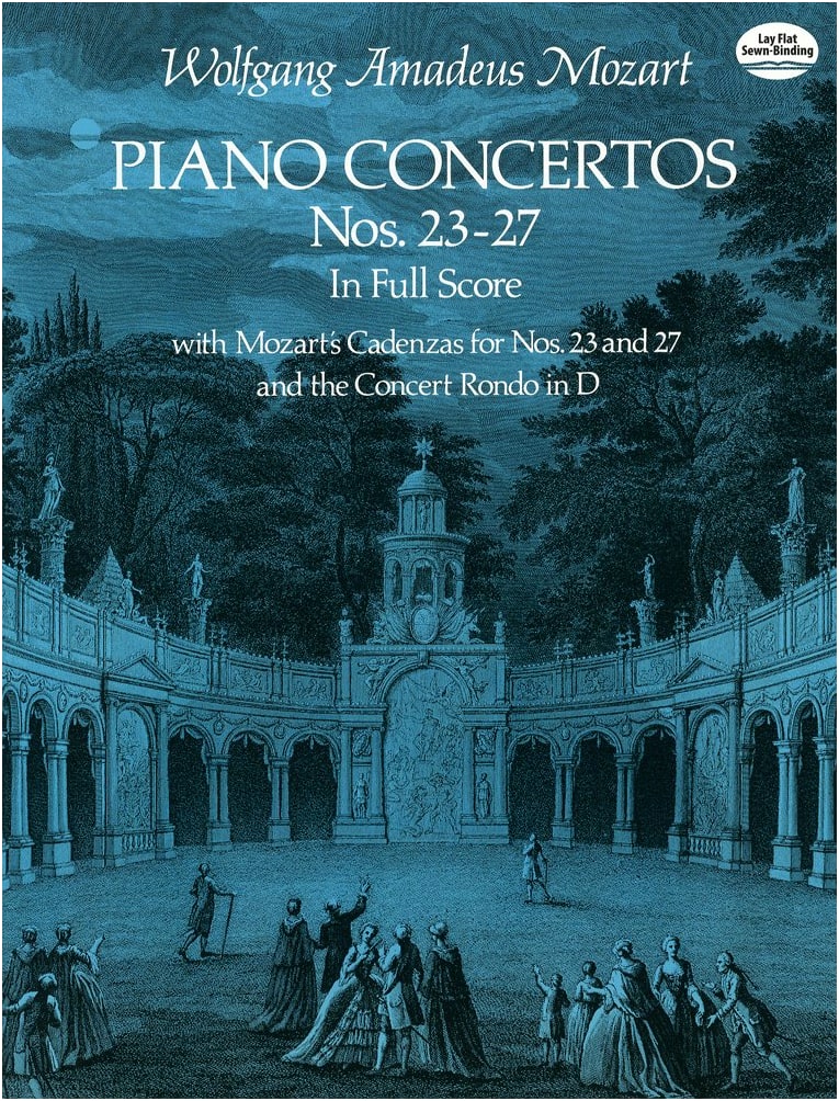 Mozart: Piano Concertos Nos. 23-27 & K. 382 Rondo / Dover Large Score