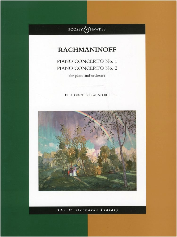 Rachmaninoff: Piano Concertos No. 1 & 2 / Boosey & Hawkes / Large Score