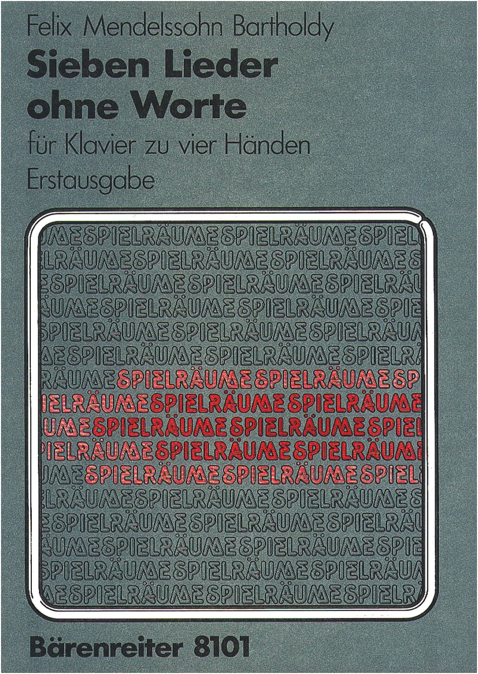 Mendelssohn: 7 Works from 'Songs Without Words' for Piano Duet (One Piano, Four Hands)