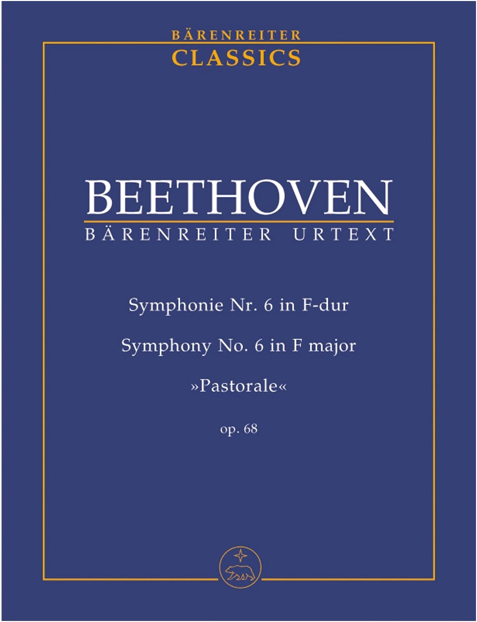 Beethoven: Symphony No. 6 "Pastoral", Op. 68 - Del Mar Ed. (Bärenreiter Medium Score)