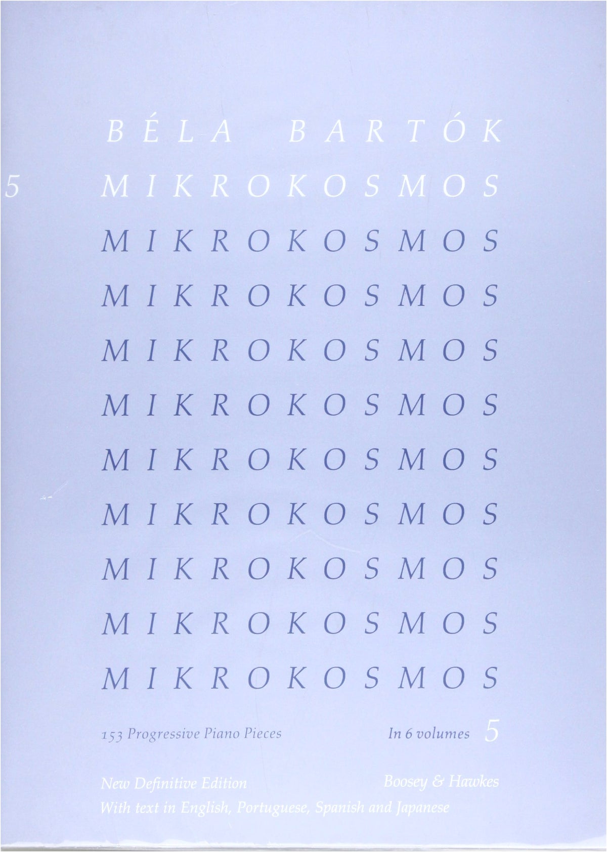 Bartók: Mikrokosmos Vol. 5 (with Japanese Text) / Boosey & Hawkes / Piano Solo