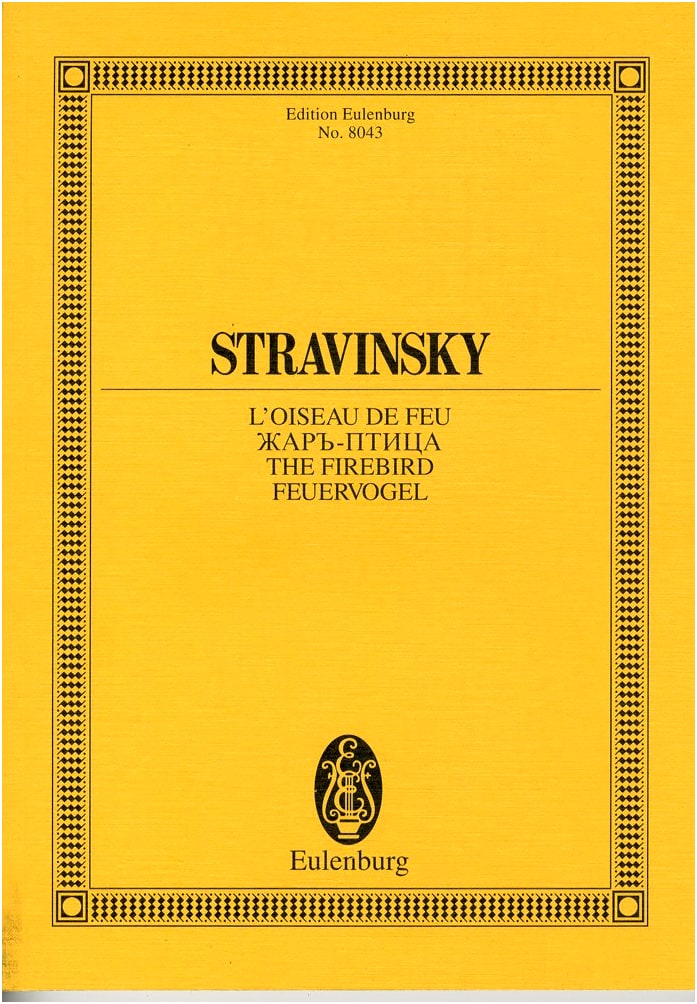 Stravinsky: The Firebird Ballet Music (Complete 1909/1910 Edition) Miniature Score
