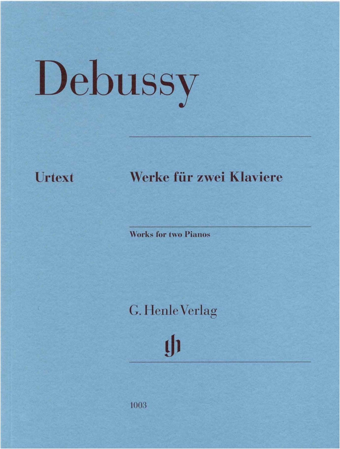 Debussy: Works for Two Pianos / Henle Urtext Edition / 2 Pianos, 4 Hands