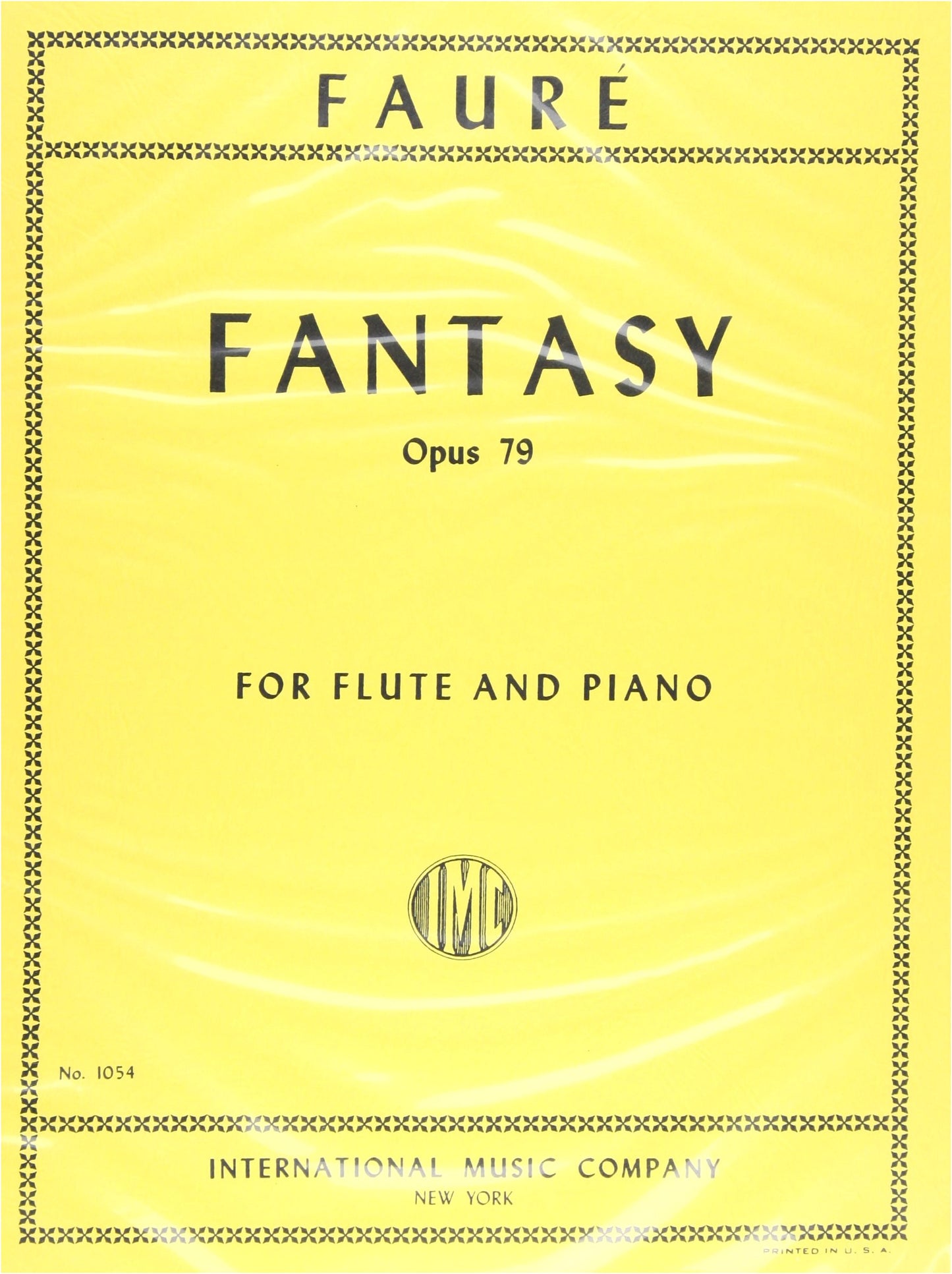 Fauré: Fantaisie Op. 79 for Flute Solo with Piano Accompaniment