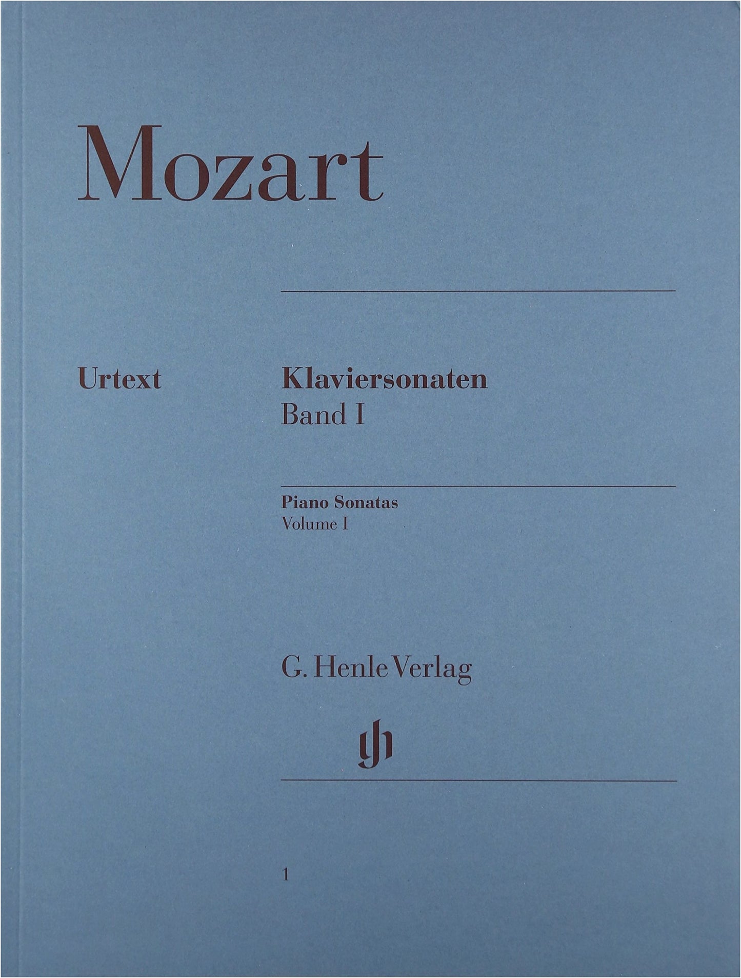 Mozart: Piano Sonatas, Volume 1 (Henle Urtext Edition)