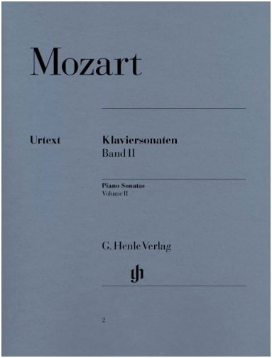 Mozart: Piano Sonatas, Volume 2 - Henle Urtext Edition