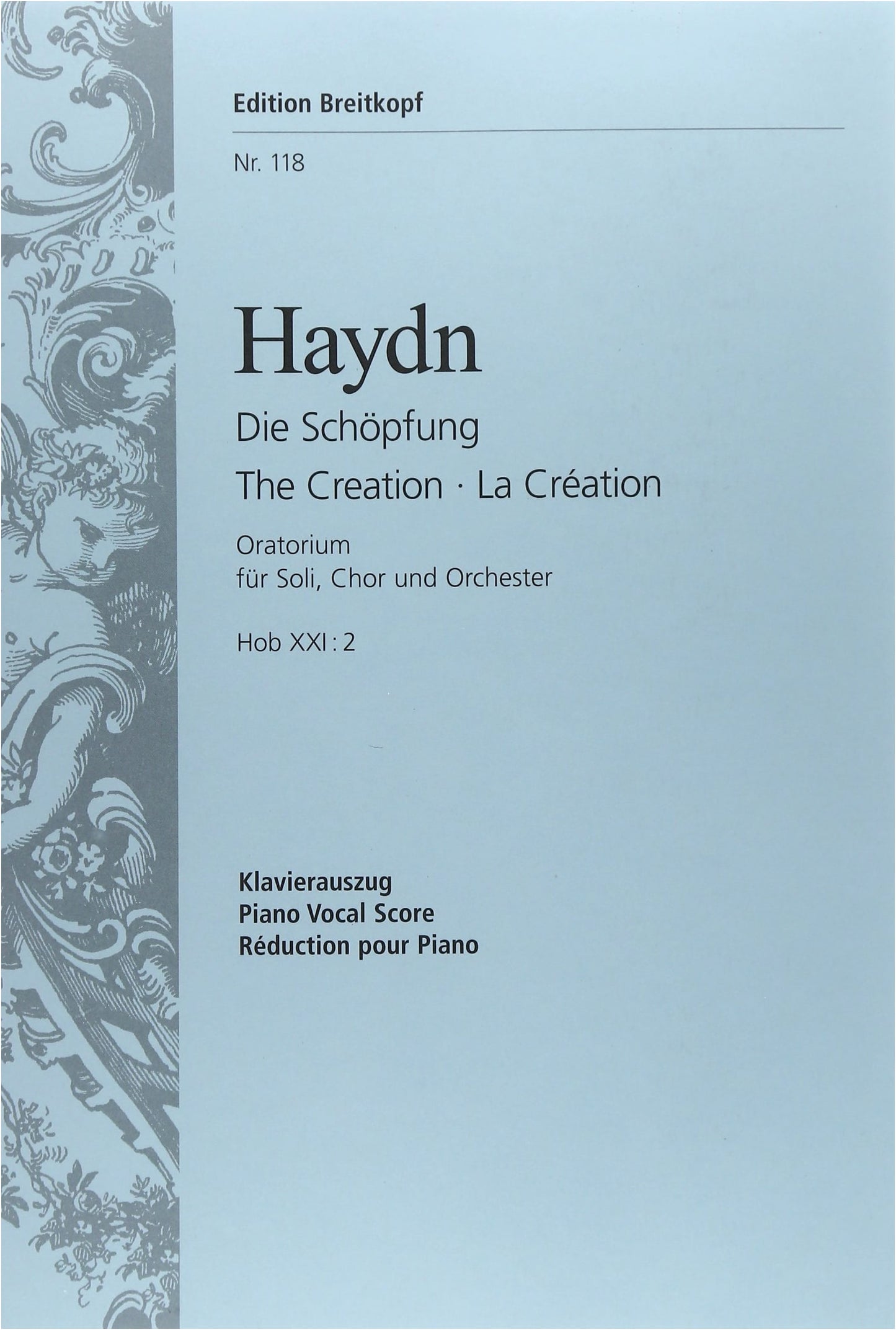 Haydn: The Creation (Hob.XXI/2) - German, English, French for Choir/Breitkopf & Härtel