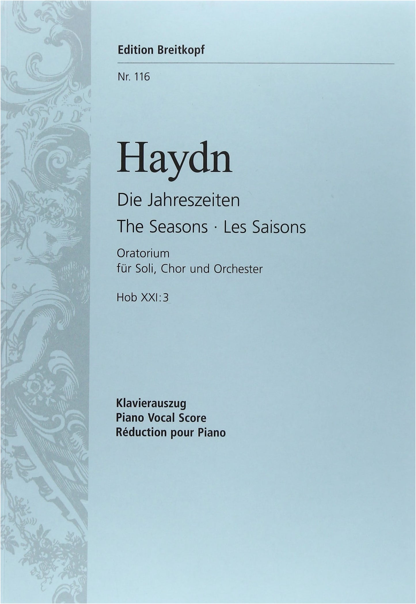 Haydn: The Seasons Oratorio Hob.XXI/3 (German)/Breitkopf & Härtel/Choral Works