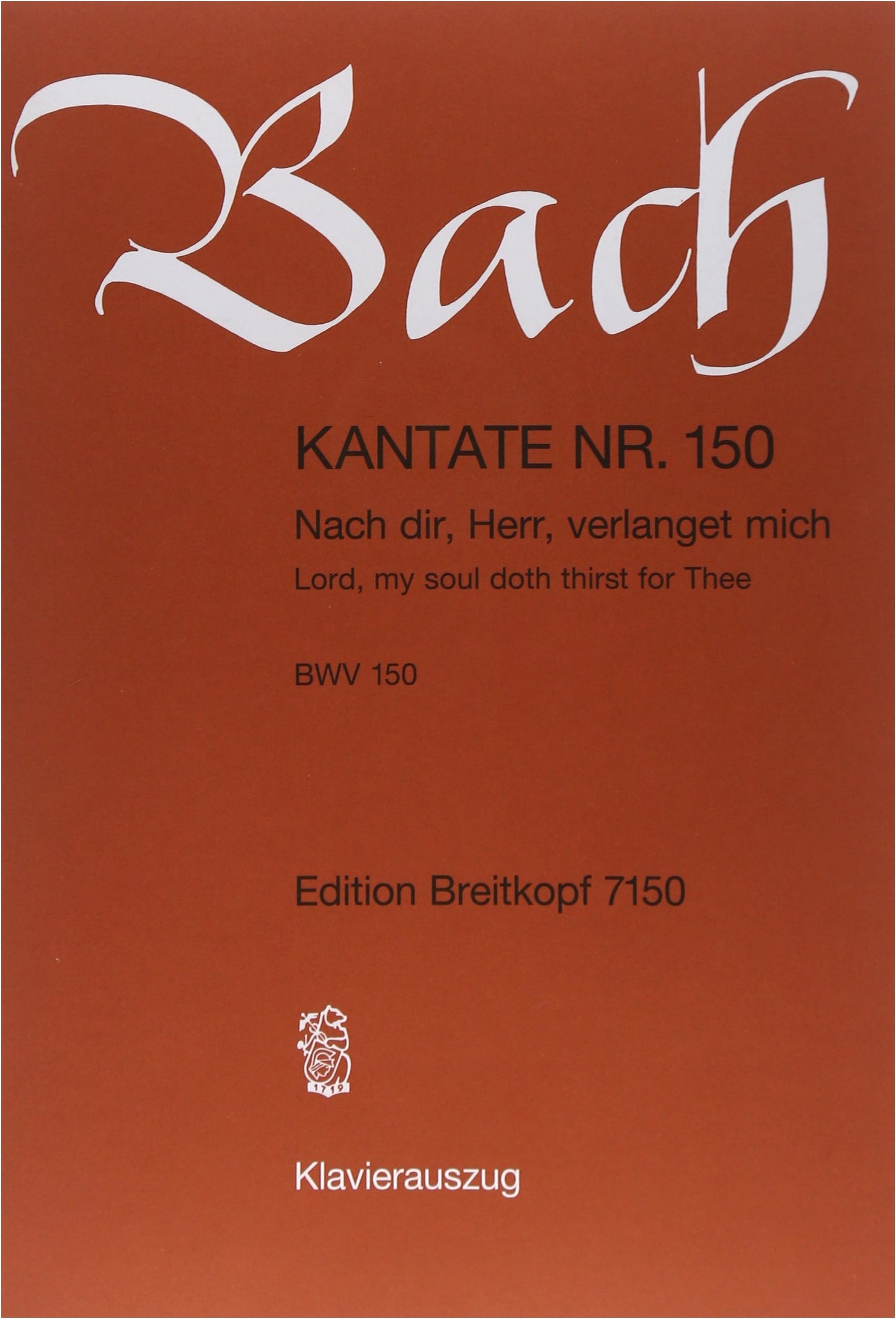 J.S. Bach: Cantata No. 150 'Lord, We Seek Thee' (German/English) - Choral Works