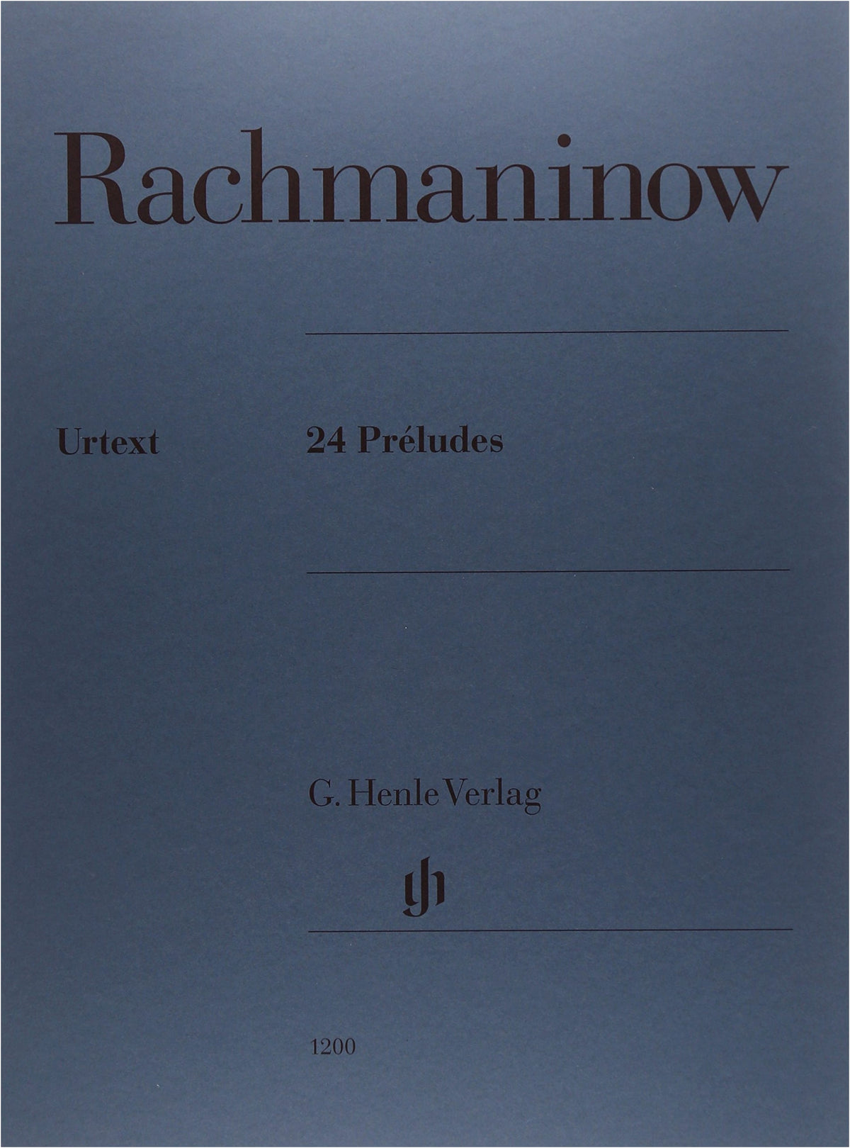 Rachmaninoff: 24 Preludes, Op. 3 & Op. 23 – Henle Urtext, Hamelin Fingerings
