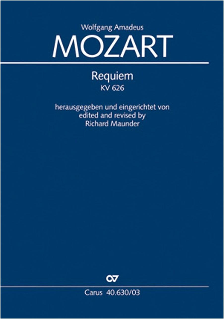 Mozart: Requiem in D Minor, KV 626 (Latin) - Mauder Arrangement