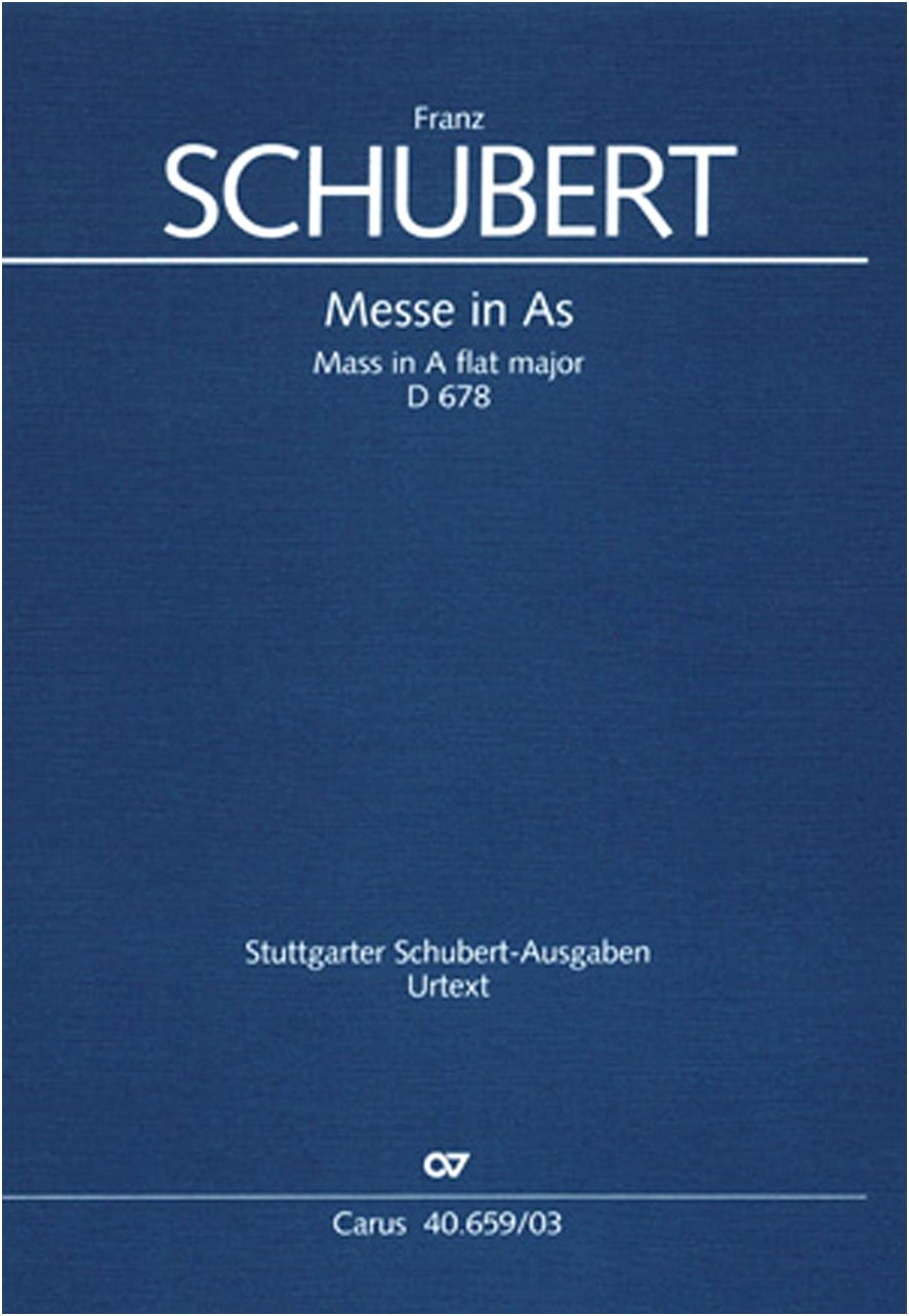 Schubert: Mass No. 5 in A-flat Major, D 678 (2000 New Edition) - Choral Work