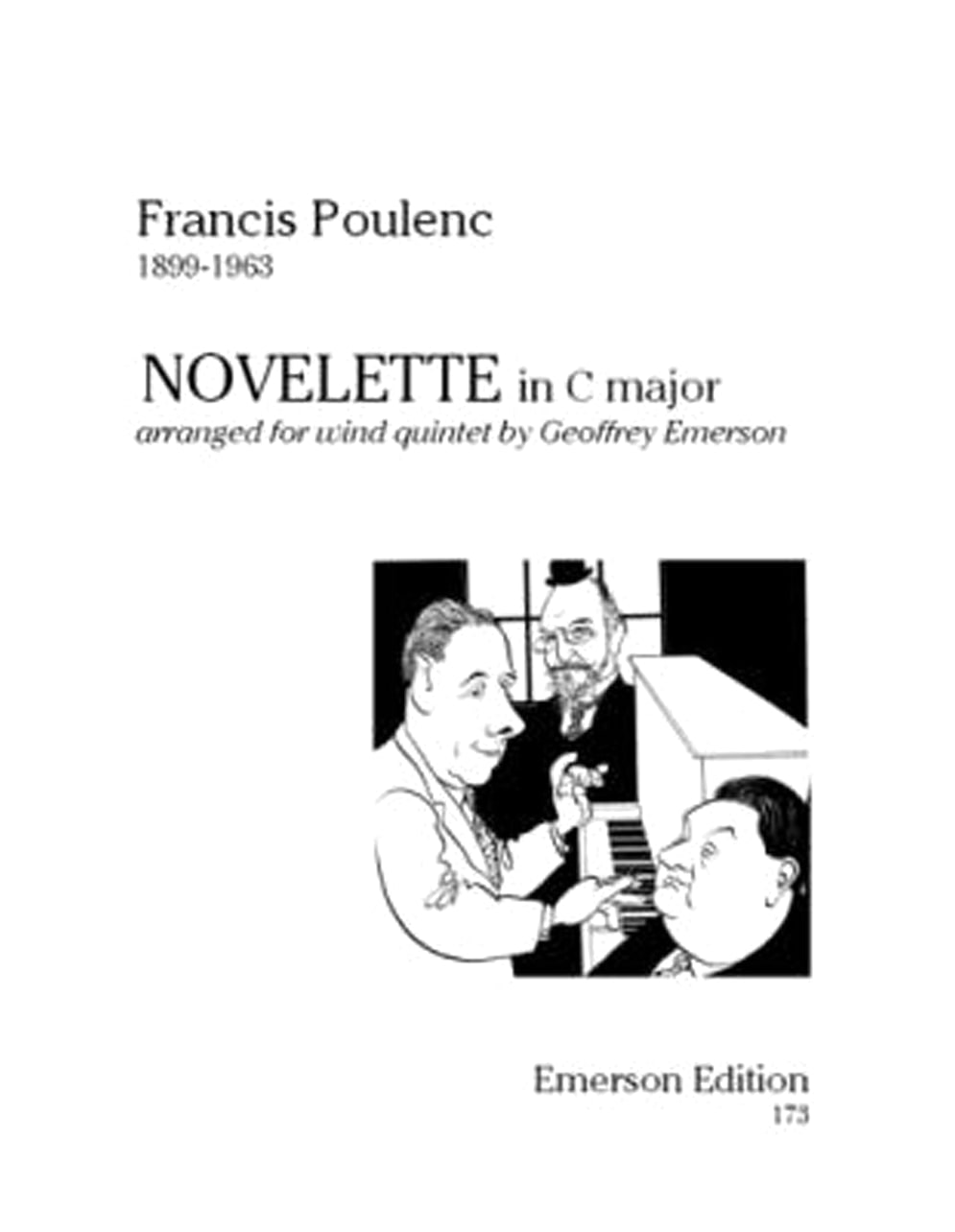 Poulenc: Novelette in C Major for Woodwind Quintet (Flute, Oboe, Clarinet, Horn, Bassoon)