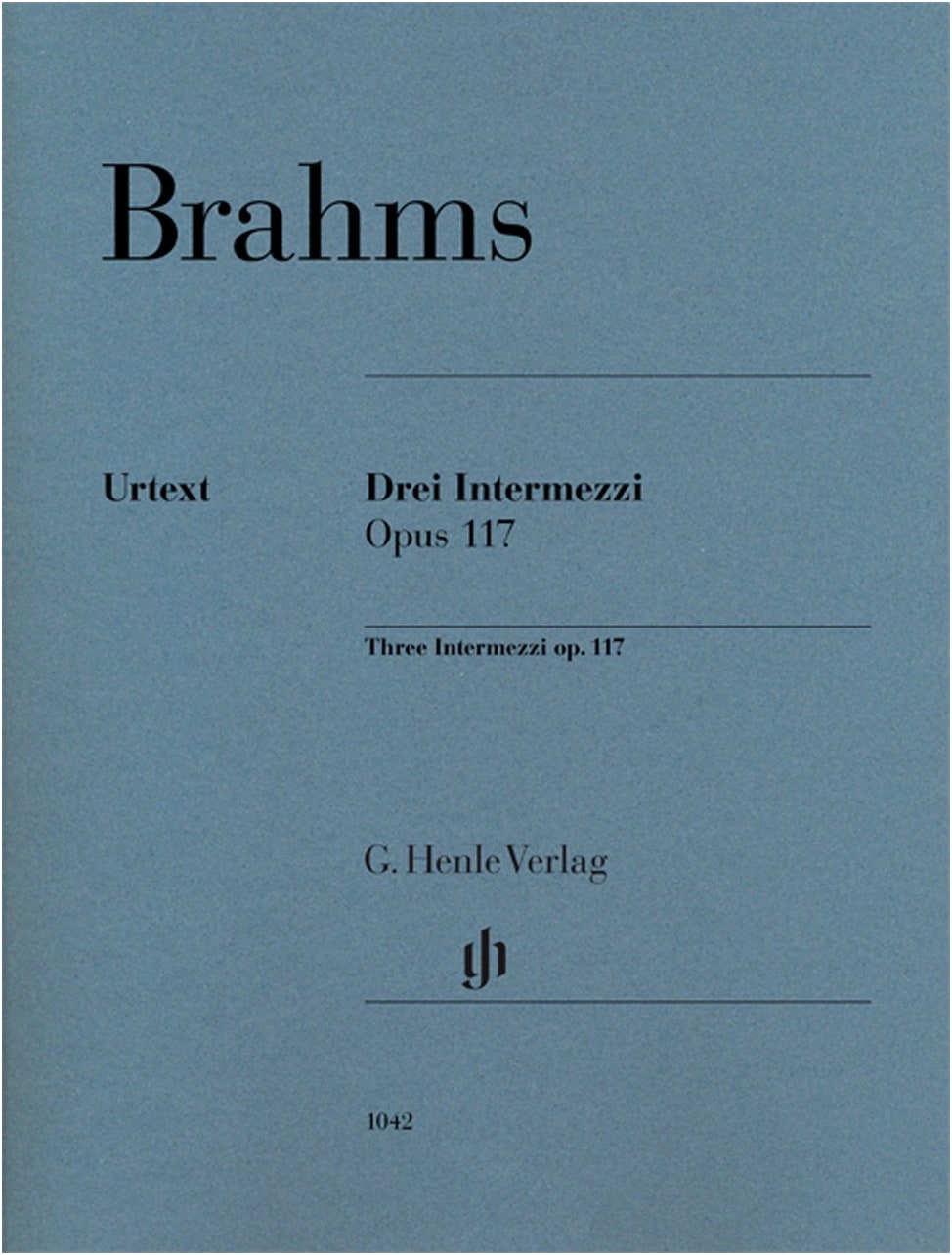 Brahms: Three Intermezzos Op.117, Urtext (Revised Edition), Eich/Boyde, Piano Solo
