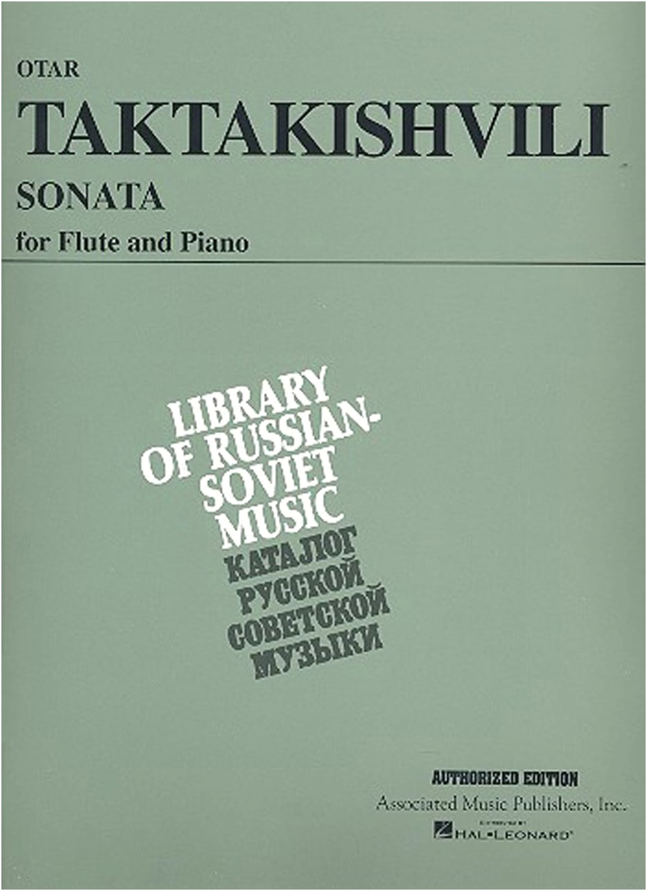 Otar Takhtakhishvili: Flute Sonata for Flute and Piano - Schirmer Edition