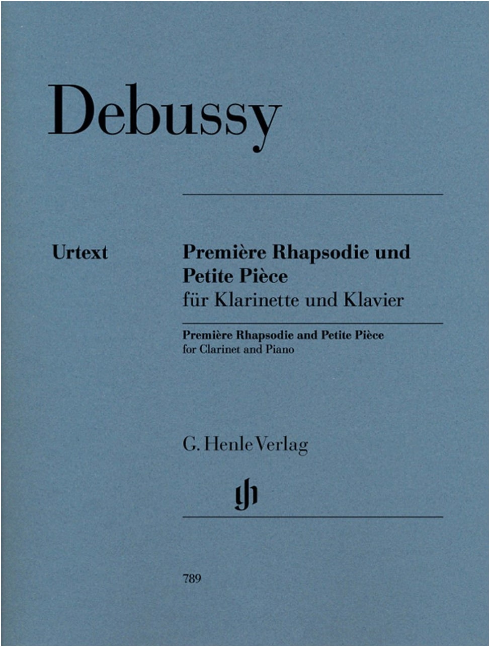 Debussy: Première Rhapsodie for Clarinet / Henle Publishers / Clarinet and Piano
