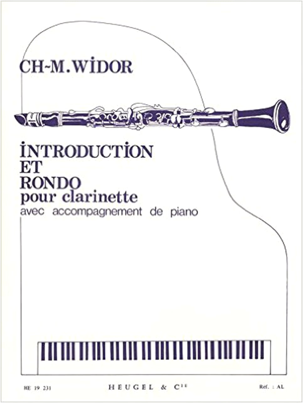 Charles-Marie Widor: Introduction and Rondo Op.72 for Clarinet and Piano