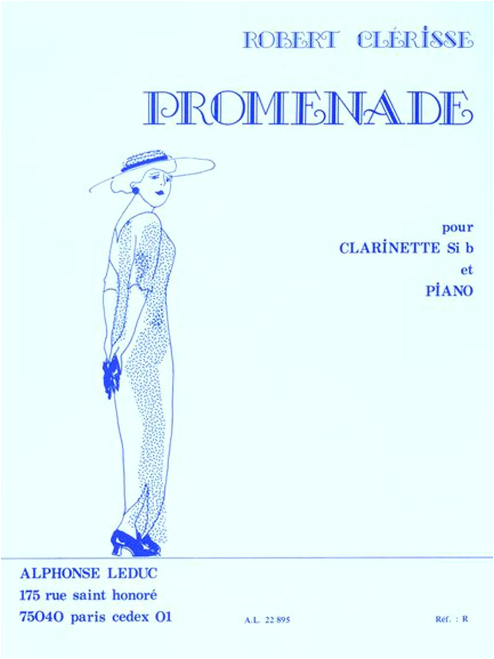 Clarys: Promenade by Leduc - Clarinet and Piano Sheet Music