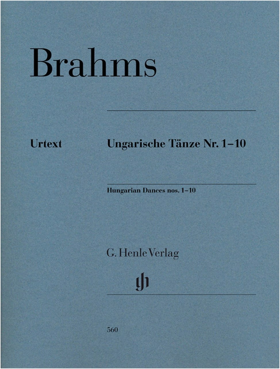 Brahms: Hungarian Dances Nos. 1-10 / Urtext / Koenen Fingering / Henle Verlag / Piano Solo