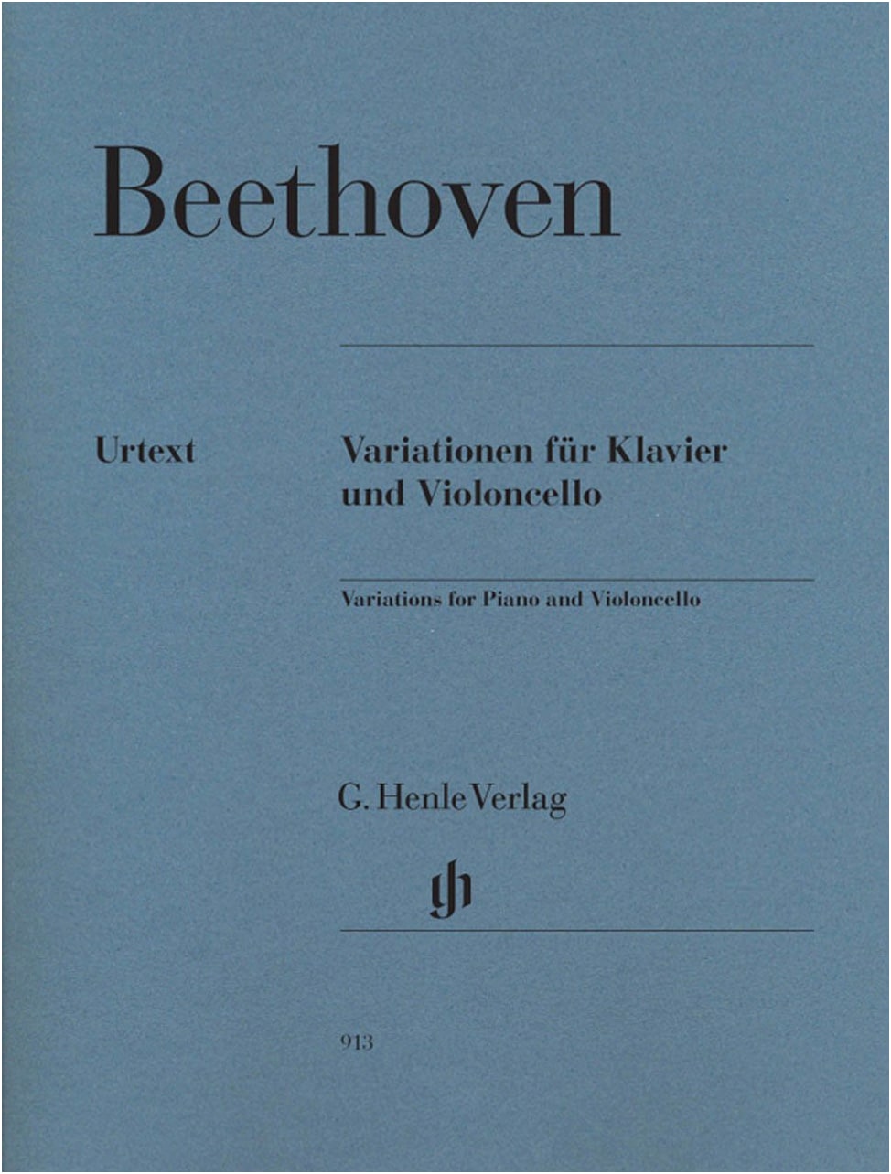 Beethoven: Variations for Cello, Op. 66 & WoO 45-46 - Urtext Edition