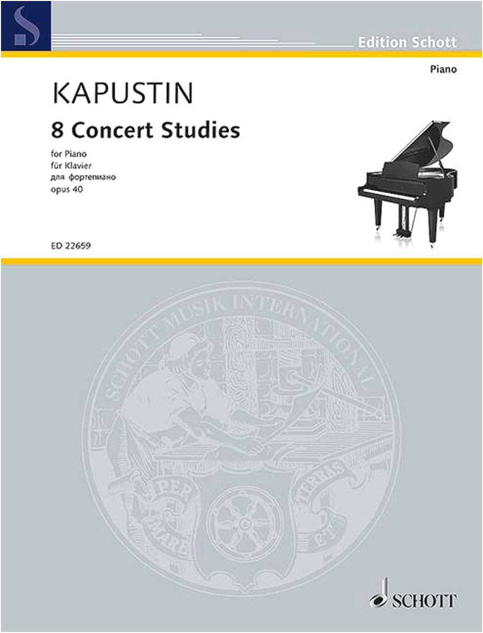 Kapustin: 8 Concert Etudes Op. 40 for Piano Solo