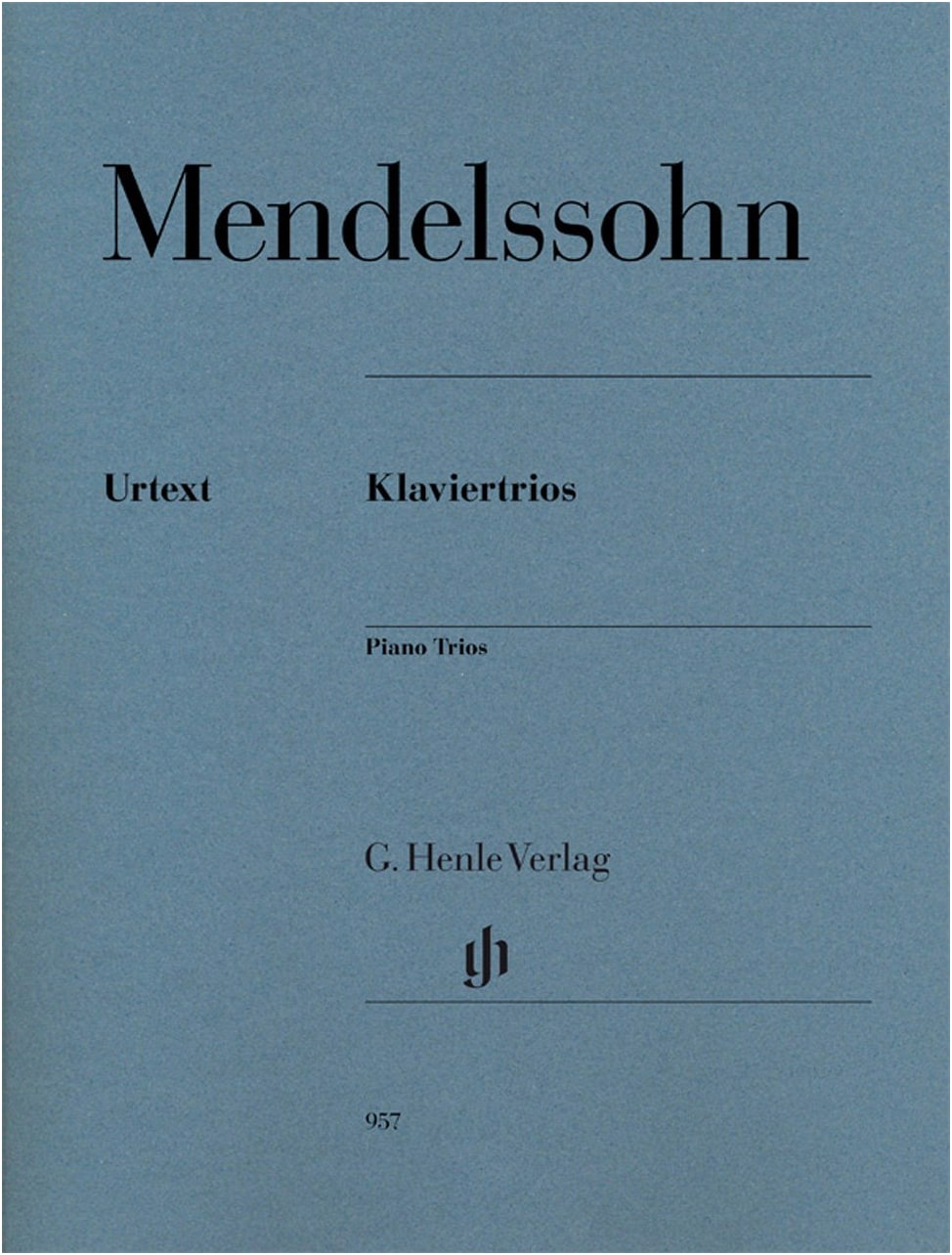Mendelssohn: Piano Trios No. 1 Op.49 & No. 2 Op.66 - Urtext Edition (Herttrich/Schilde)