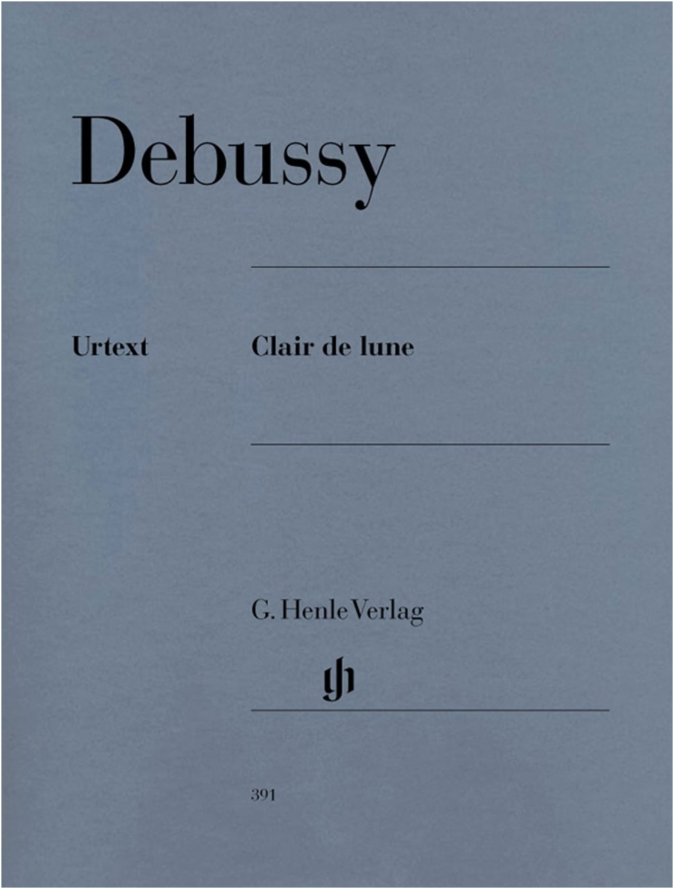 Debussy: Clair de Lune from Bergamasque Suite / Henle Urtext Edition / Piano Solo