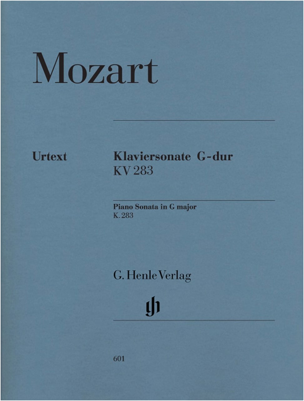 Mozart: Piano Sonata No. 5 in G Major, KV 283 - Urtext Edition (Henle Verlag)