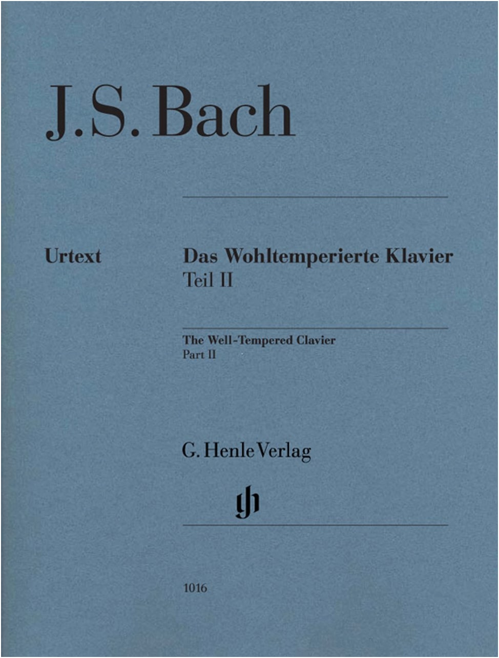 J.S. Bach: The Well-Tempered Clavier, Book 2, BWV 870-893 / Urtext / Edited by Y. Tomita