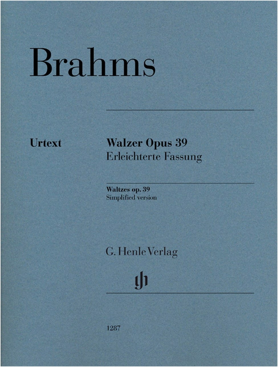 Brahms: Waltzes Op. 39 (Easy Arrangement & Original Editions) for Piano Solo