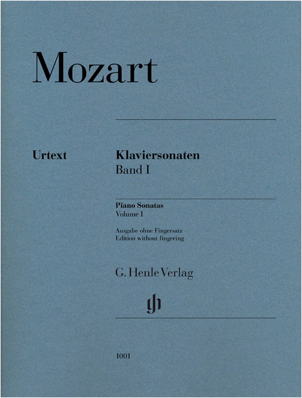 Wolfgang Amadeus Mozart: Piano Sonatas Vol. 1 - Henle Urtext Edition (Herttrich, No Fingering)