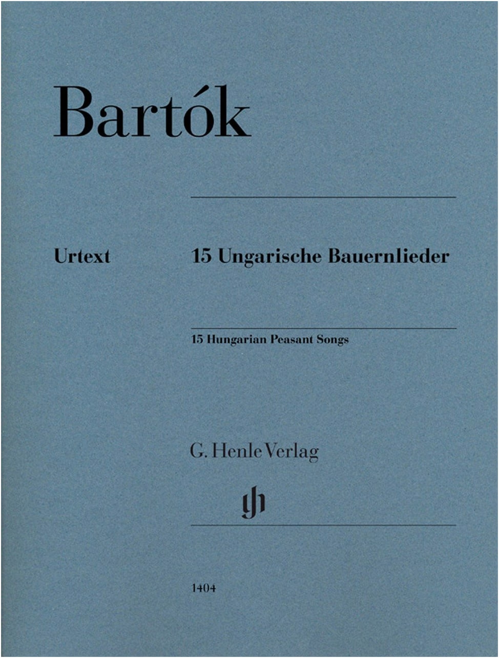 Bartók: 15 Hungarian Peasant Songs, Urtext Edition, Somfai/Varjon