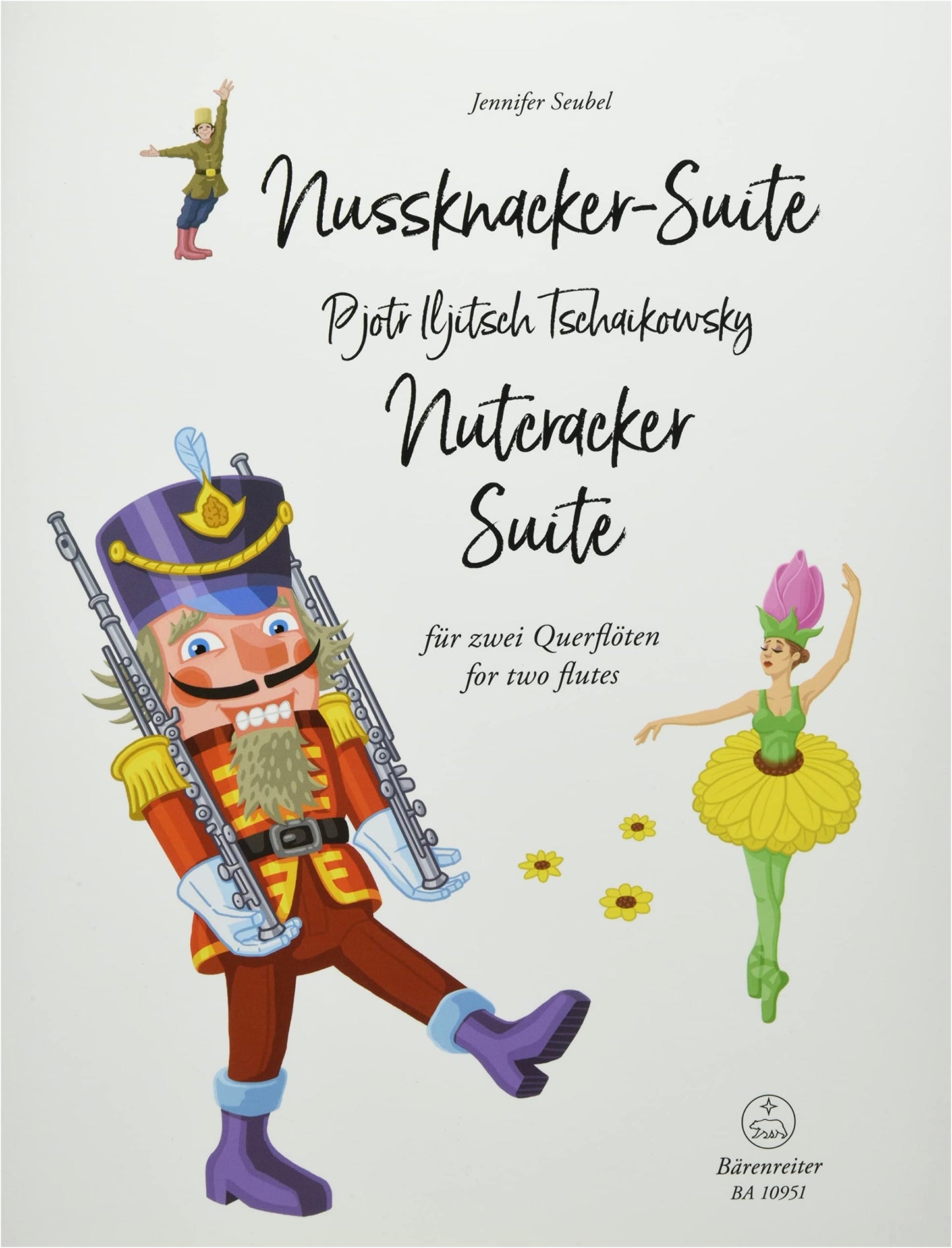 Tchaikovsky: The Nutcracker Suite for Two Flutes, Arranged by Seubel - Performance Score