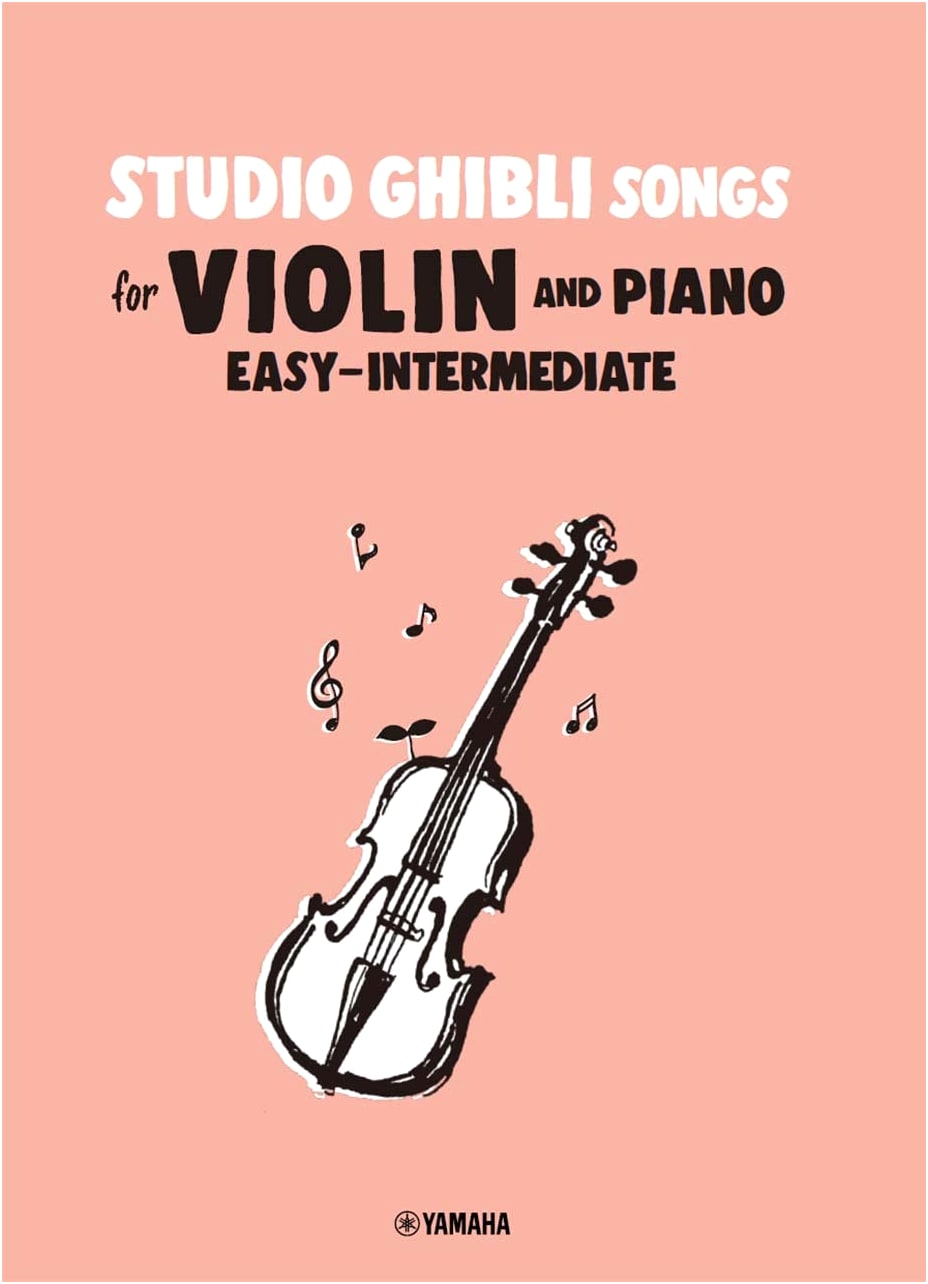 Studio Ghibli Songs for Violin and Piano: Easy-Intermediate Sheet Music Collection