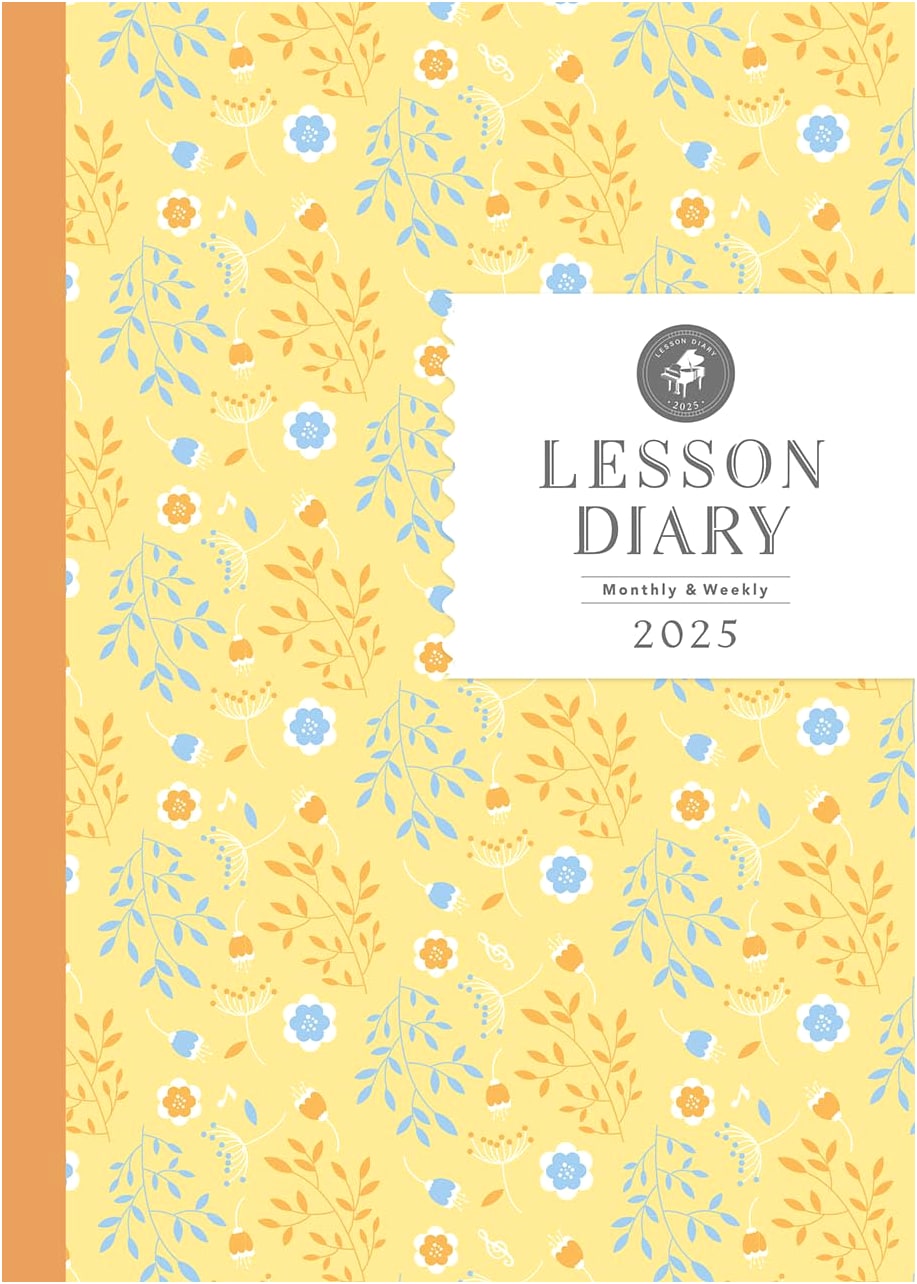 Piano Instructor's Essential Lesson Planner 2025: Monthly & Weekly Edition