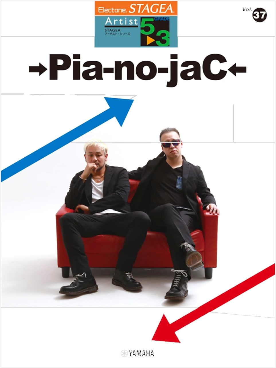 STAGEA Artist Vol. 37: Pia-no-jaC Sheet Music for Electone (Grades 5-3)