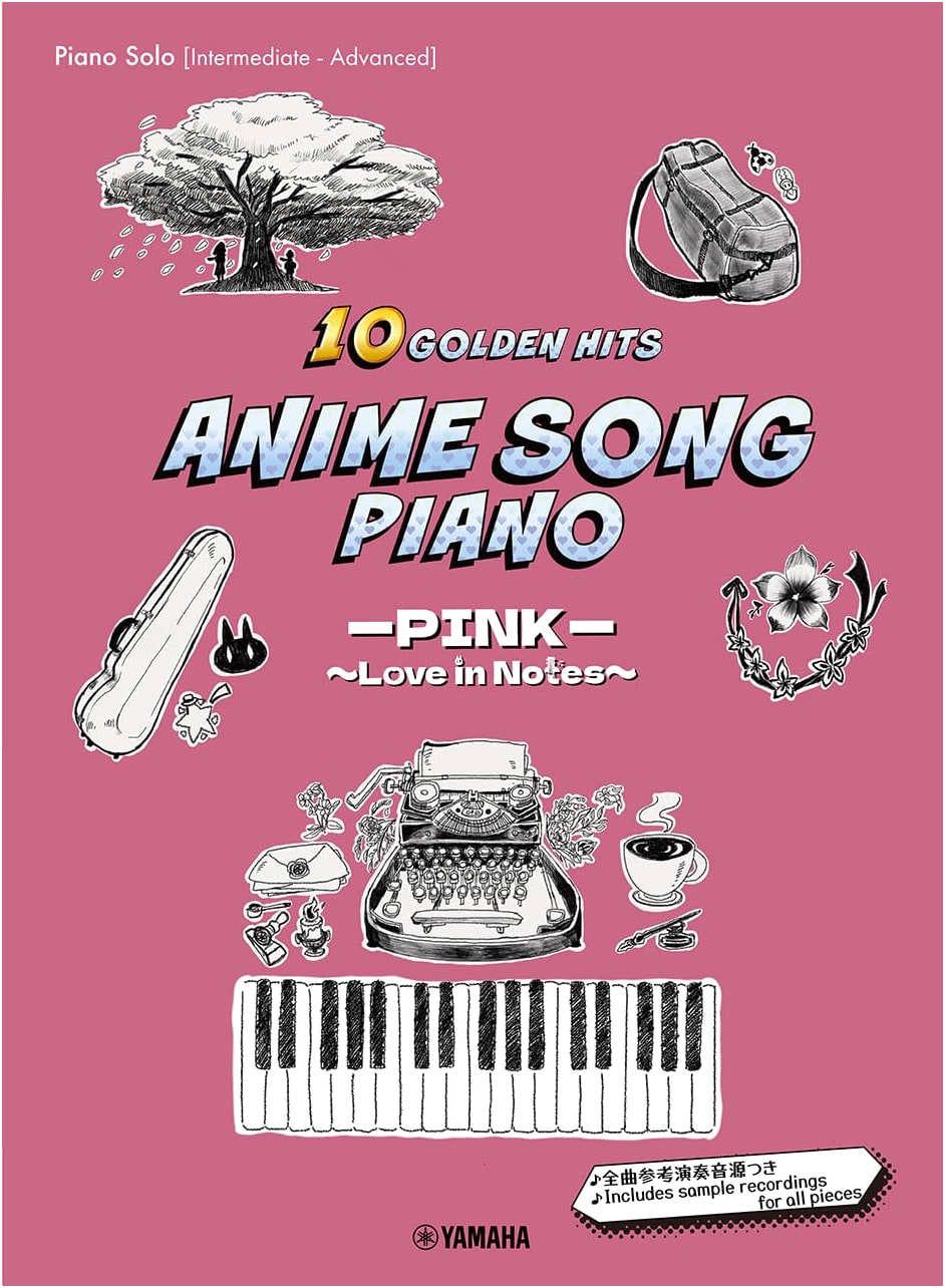 Piano Solo: Anime Song Piano 10 Golden Hits - PINK - Love in Notes