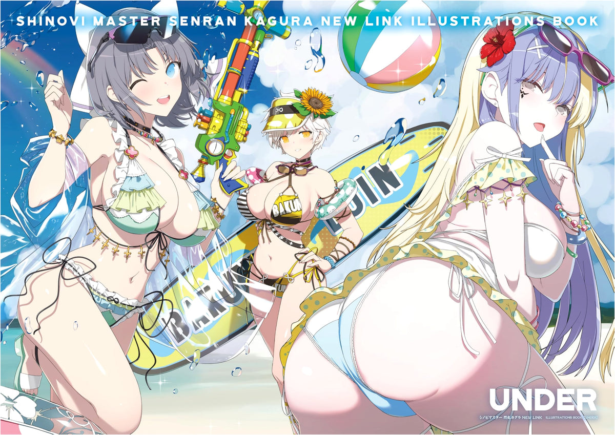 Shinobi Master Senran Kagura NEW LINK Illustrations Book
