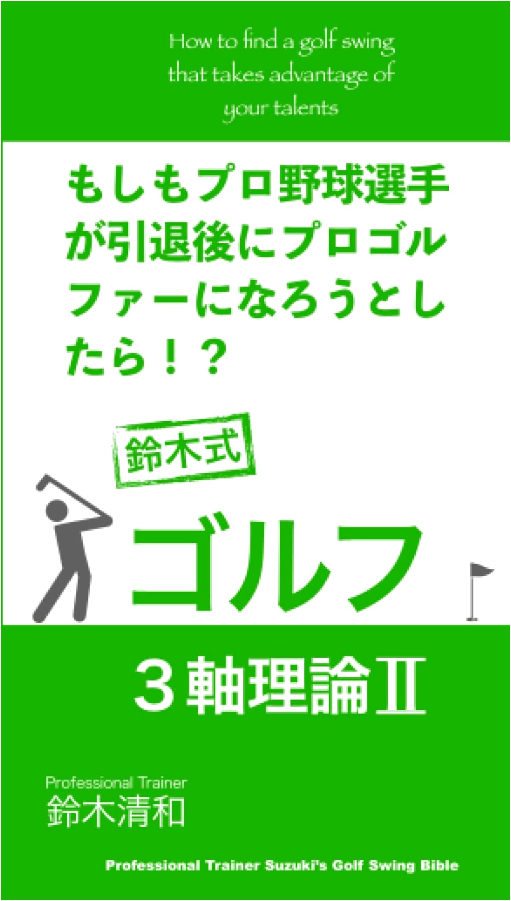 What if a Pro Baseball Player Became a Pro Golfer? The Suzuki Method 3-Axis Golf Theory