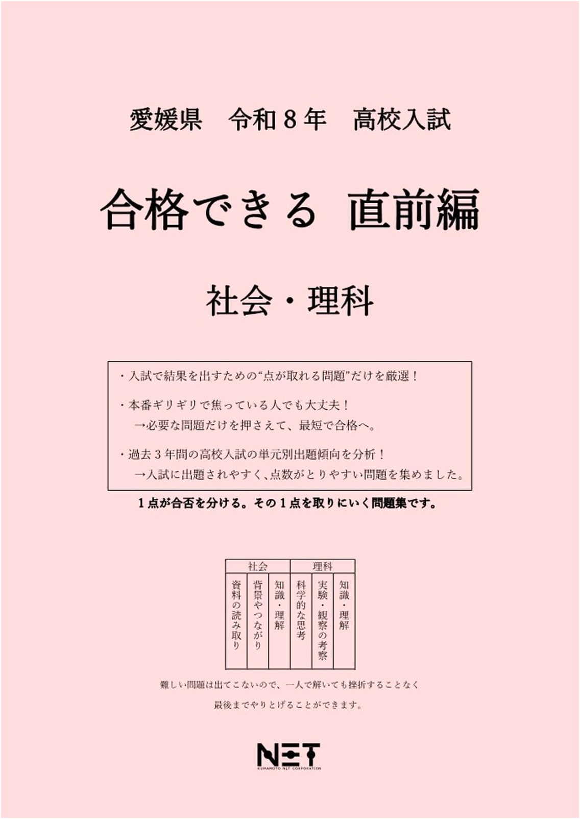Ehime Prefecture High School Entrance Exam: 2026 Last-Minute Prep (Social Studies & Science)