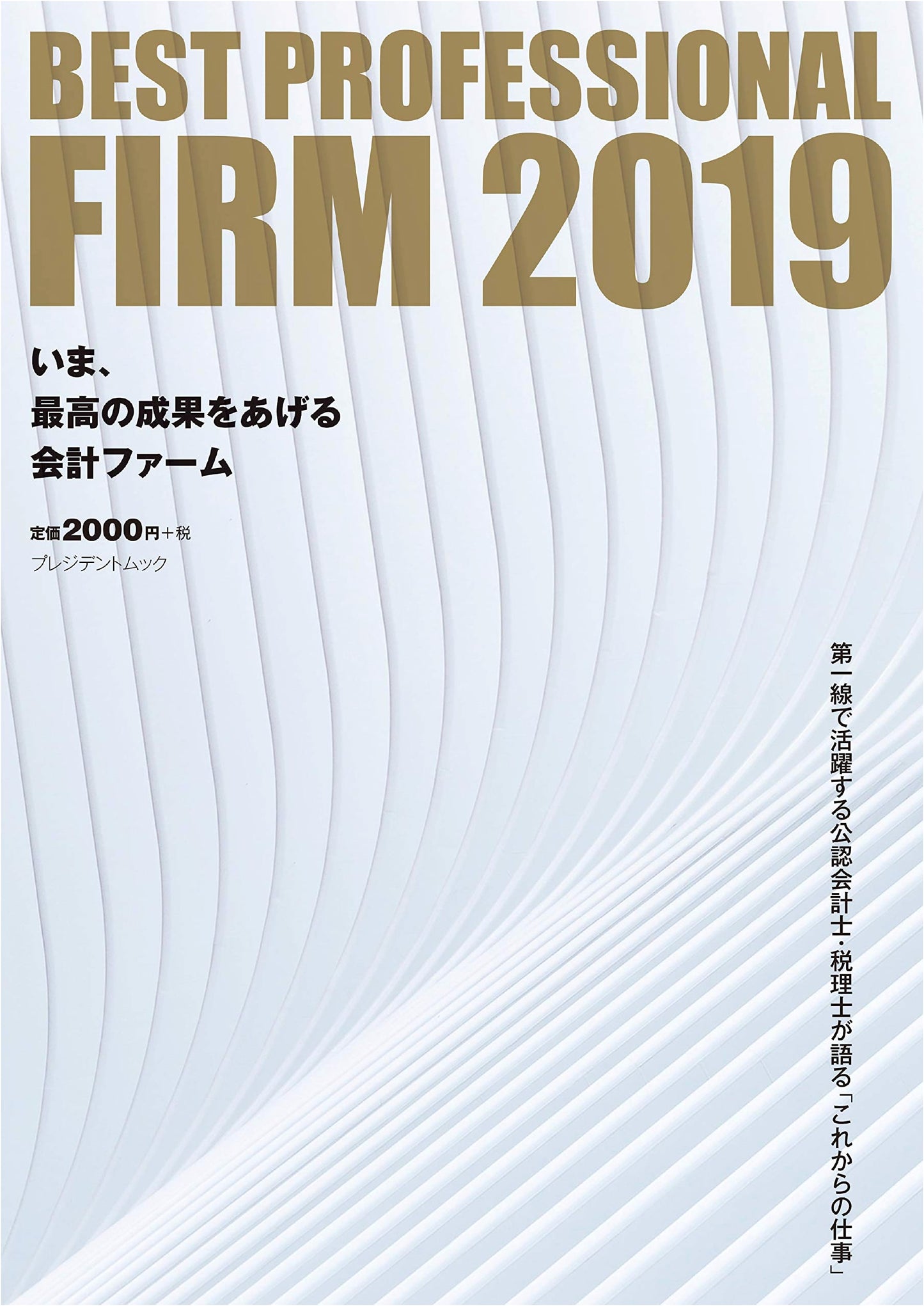 BEST PROFESSIONAL FIRM 2019 (President Mook Series)